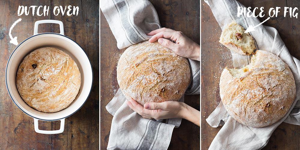 Walnut Fig Bread Process Shots Kamkinews